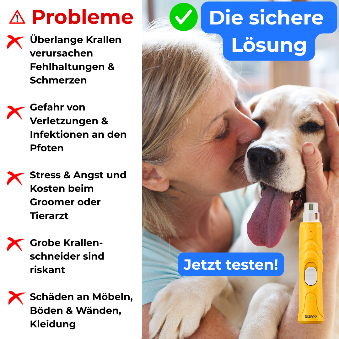 PfotenFein™ Pro Krallenpflegeset